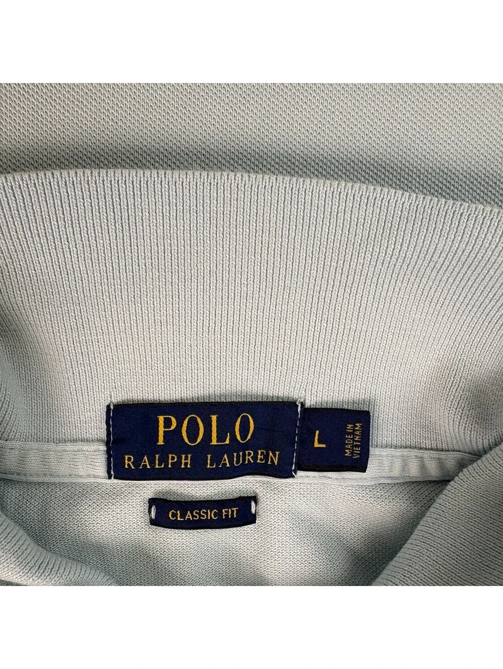 Polo Ralph Lauren Polo Shirt Size Large Baby Blue